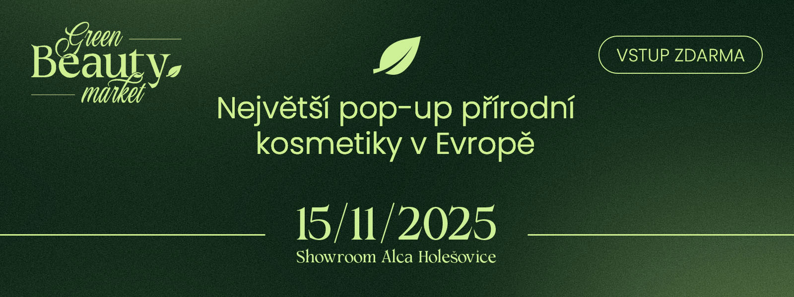 Nenechte si ujít letošní Green Beauty market v Praze!