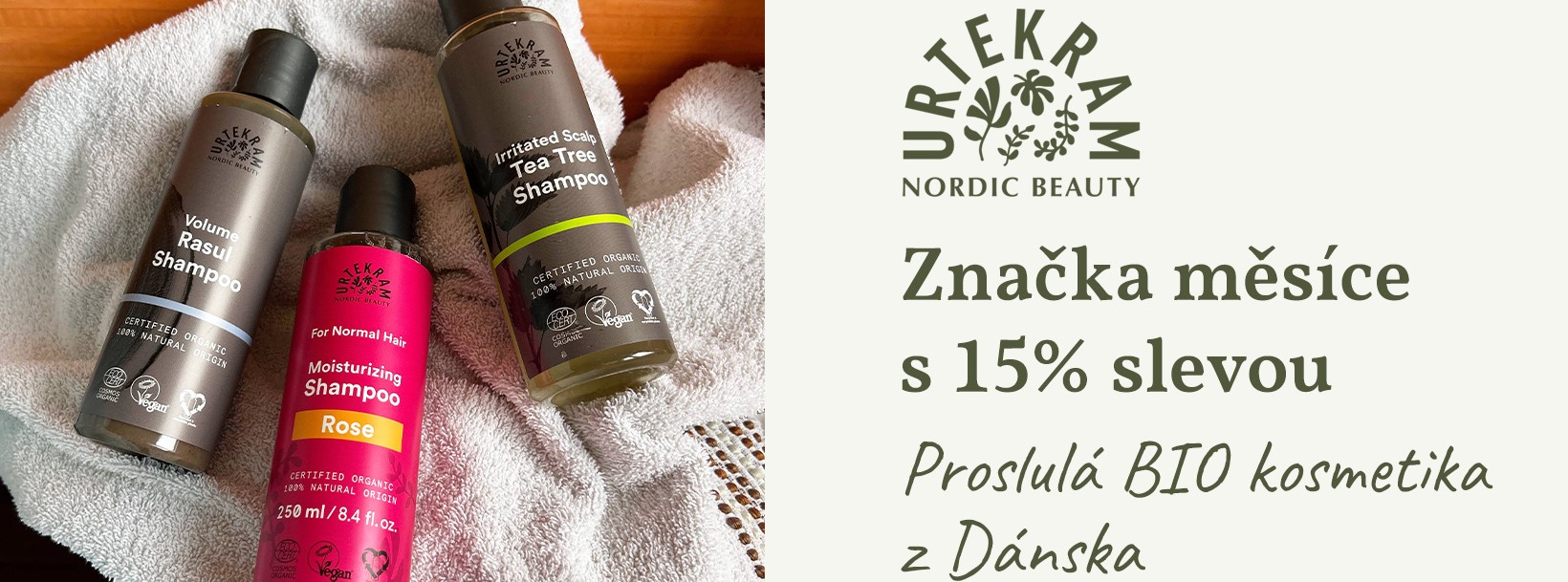 Tip: Únorová sleva 15 % na přírodní kosmetiku dánské značky URTEKRAM. S kódem VITASTYLECZ můžete navíc získat další slevu 150 Kč u nákupu nad 1500 Kč.