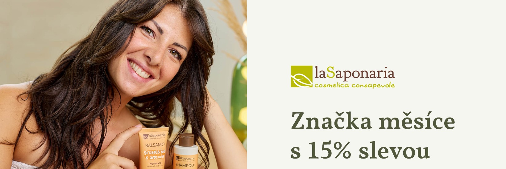 Tip: Dubnová sleva 15 % na italskou přírodní kosmetiku La Saponaria. S kódem VITASTYLECZ můžete navíc získat další slevu 150 Kč u nákupu nad 1500 Kč.