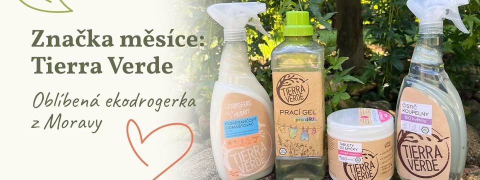 Tip: Zářijová sleva 15% na moravskou ekodrogerii Tierra Verde. S kódem VITASTYLECZ můžete navíc získat další slevu 150 Kč u nákupu nad 1500 Kč.